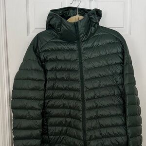 Men's Dark Green Puffer Jacket